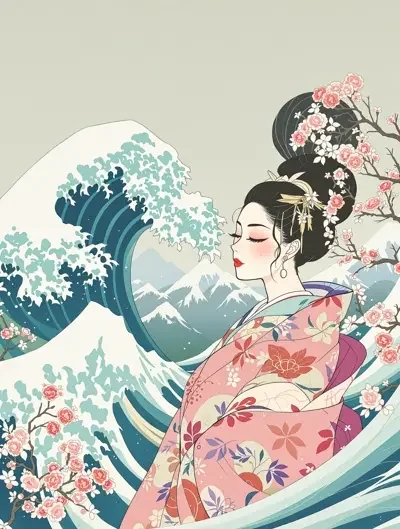 浮世绘物语·复刻画风 封面